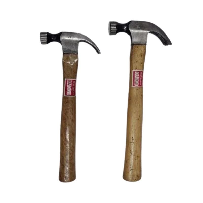 Diamond Claw Hammer with Wooden Handle 13 Oz / 16 Oz