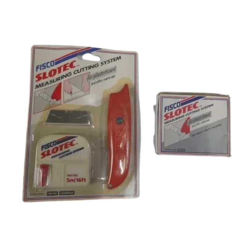 Fisco Slotec 5m Measuring Tape + Cutting Blade